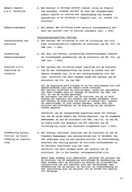 Voorstudie 35: Organen en rechtspersonen rondom de centrale