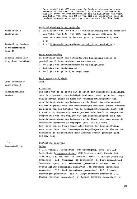 Voorstudie 35: Organen en rechtspersonen rondom de centrale