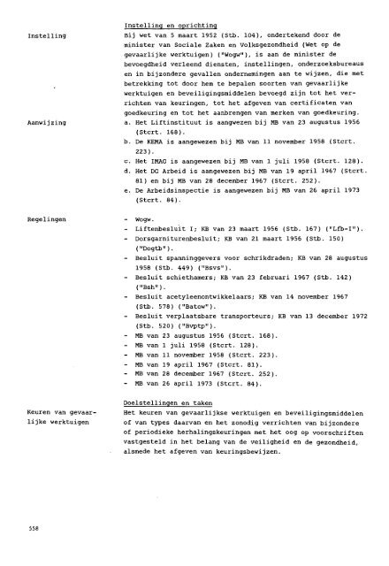 Voorstudie 35: Organen en rechtspersonen rondom de centrale