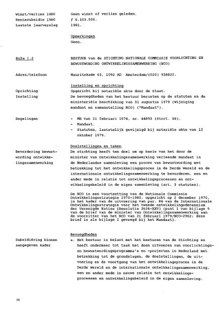 Voorstudie 35: Organen en rechtspersonen rondom de centrale