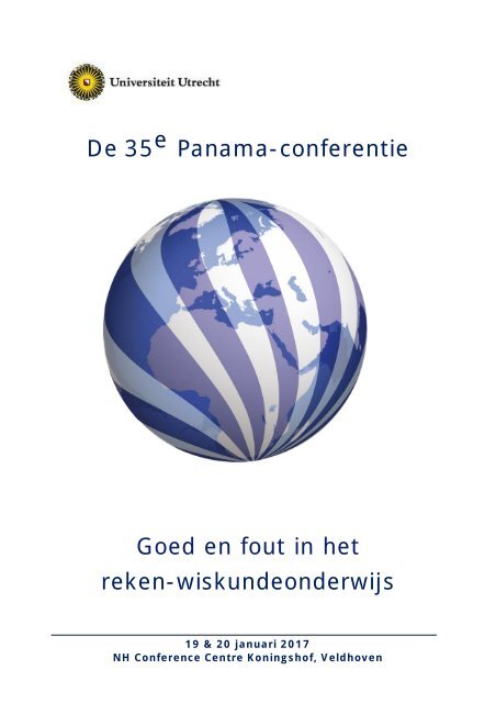 De 35 e Panama-conferentie Goed en fout in het reken-wiskundeonderwijs