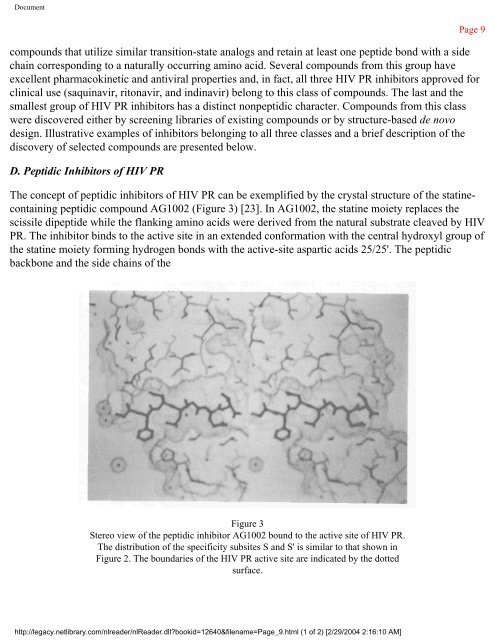 netLibrary - eBook Summary Structure-based Drug Design by ...