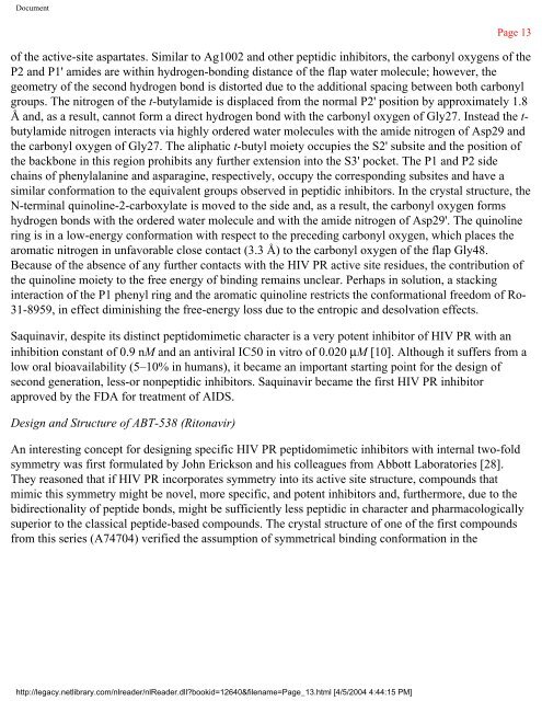 netLibrary - eBook Summary Structure-based Drug Design by ...