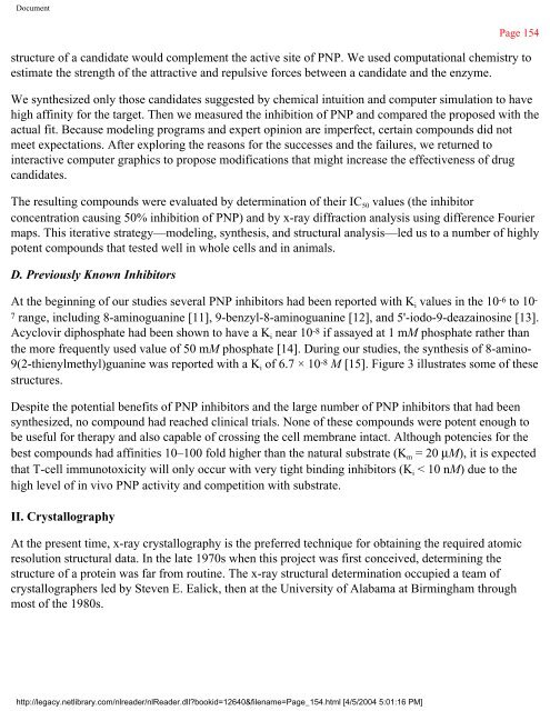 netLibrary - eBook Summary Structure-based Drug Design by ...