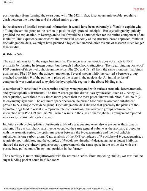 netLibrary - eBook Summary Structure-based Drug Design by ...