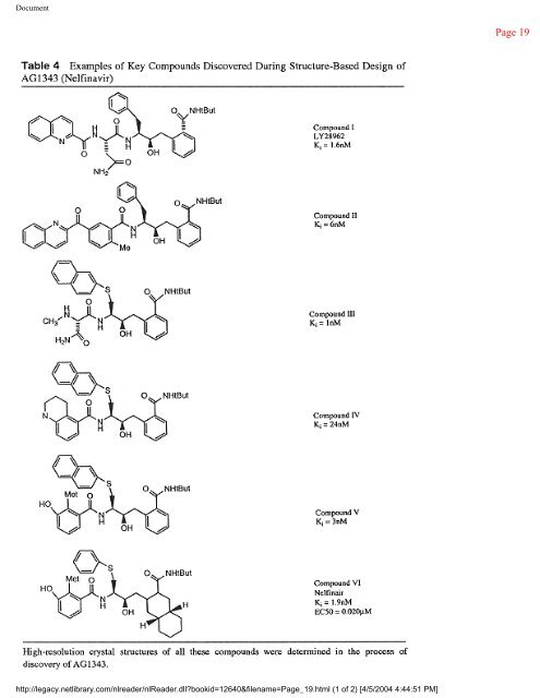 netLibrary - eBook Summary Structure-based Drug Design by ...