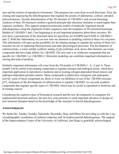 netLibrary - eBook Summary Structure-based Drug Design by ...