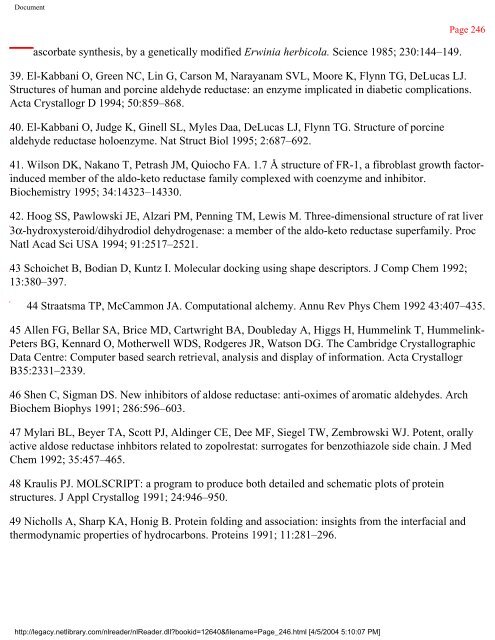 netLibrary - eBook Summary Structure-based Drug Design by ...