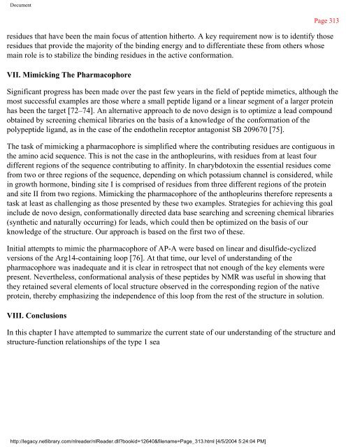 netLibrary - eBook Summary Structure-based Drug Design by ...