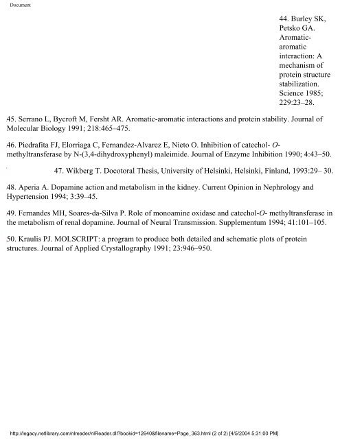 netLibrary - eBook Summary Structure-based Drug Design by ...