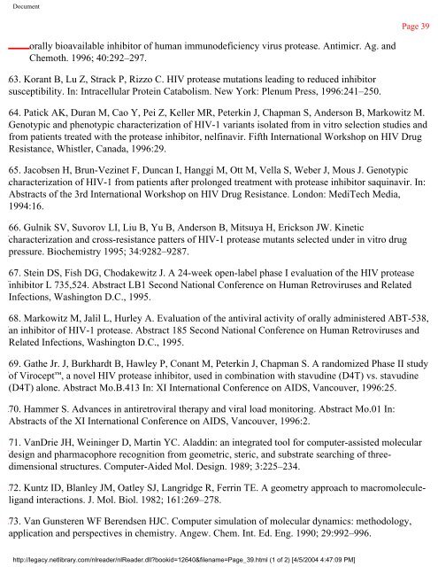 netLibrary - eBook Summary Structure-based Drug Design by ...