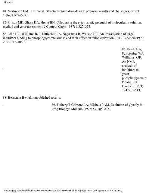 netLibrary - eBook Summary Structure-based Drug Design by ...