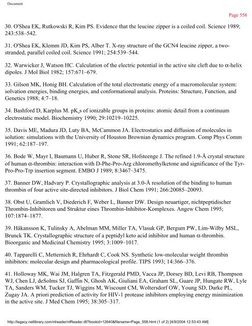 netLibrary - eBook Summary Structure-based Drug Design by ...