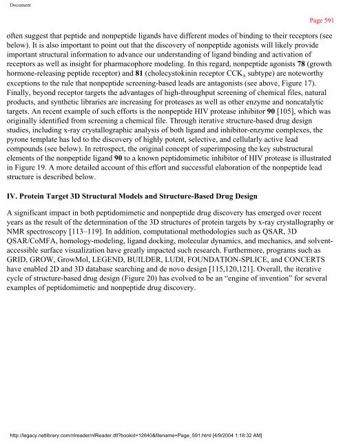 netLibrary - eBook Summary Structure-based Drug Design by ...