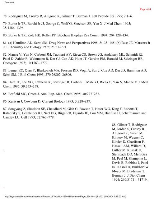 netLibrary - eBook Summary Structure-based Drug Design by ...