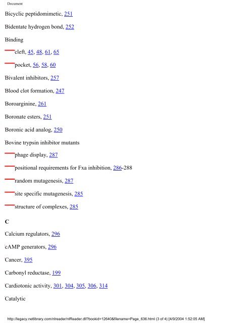 netLibrary - eBook Summary Structure-based Drug Design by ...