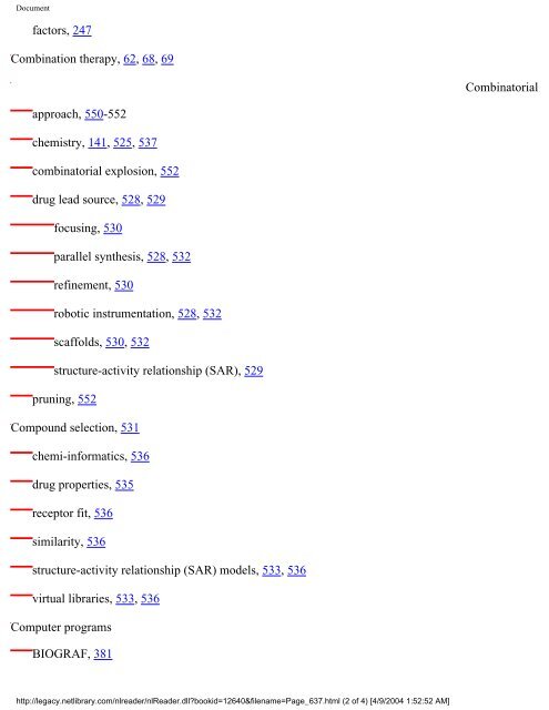 netLibrary - eBook Summary Structure-based Drug Design by ...