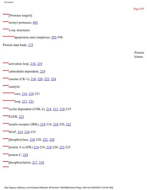 netLibrary - eBook Summary Structure-based Drug Design by ...