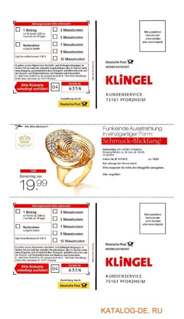 Каталог Klingel Весна-Лето 2017.Заказывай на www.katalog-de.ru или по тел. +74955404248.