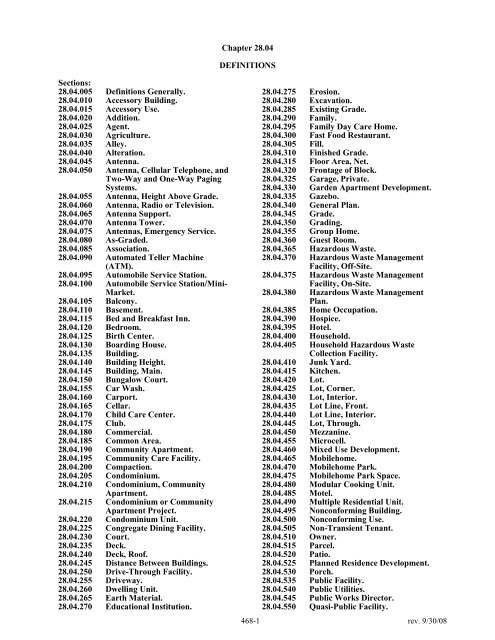 Municipal Code, Complete - City of Santa Barbara