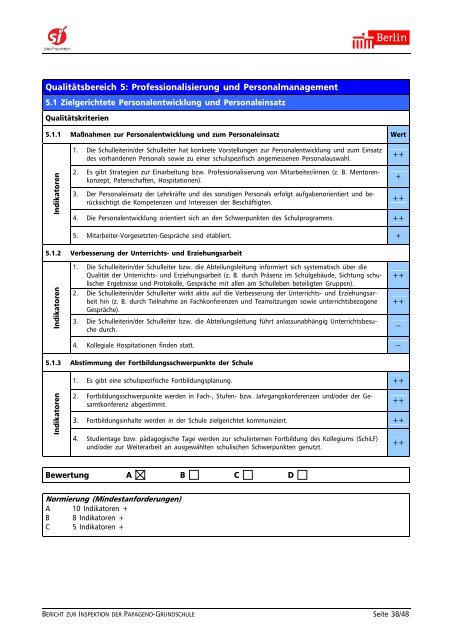 Bericht 01G02-01 - Papageno Grundschule