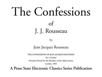 The Confessions - Neuromantic.net :books you can believe in...