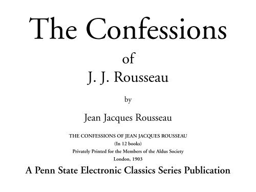 The Confessions - Neuromantic.net :books you can believe in...