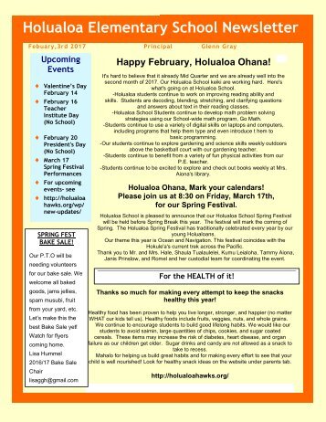 February Newsletter