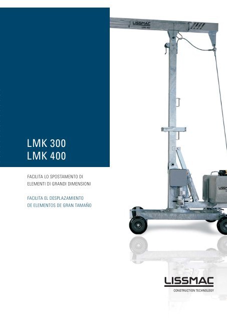 LMK 300 LMK 400 - Lissmac