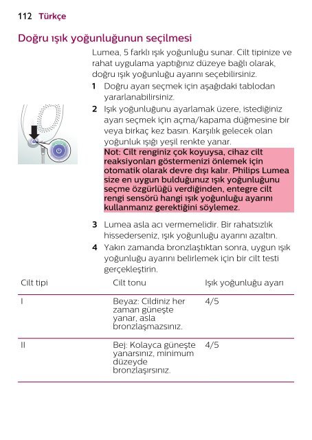 Philips Lumea Essential Lumi&egrave;re puls&eacute;e : pr&eacute;vient la repousse - Mode d&rsquo;emploi - POR