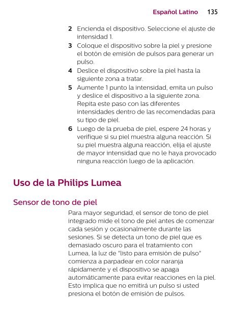 Philips Lumea Essential Lumi&egrave;re puls&eacute;e : pr&eacute;vient la repousse - Mode d&rsquo;emploi - POR