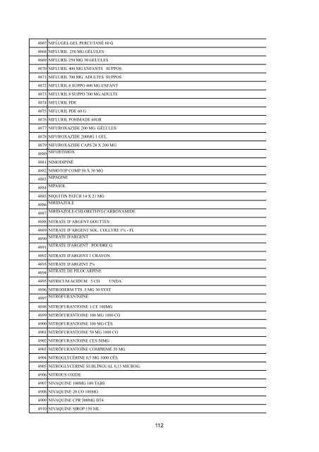 REPUBLIQUE DU RWANDA MINISTERE DE LA SANTE B.P. 84 ...