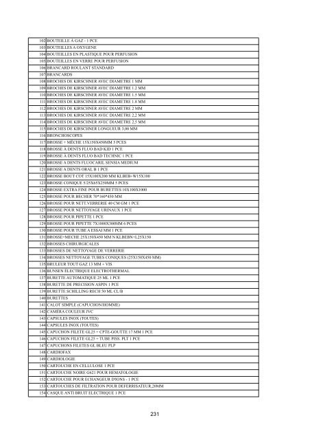 REPUBLIQUE DU RWANDA MINISTERE DE LA SANTE B.P. 84 ...