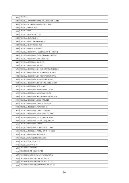 REPUBLIQUE DU RWANDA MINISTERE DE LA SANTE B.P. 84 ...