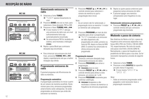 Philips Microcha&icirc;ne hi-fi - Mode d&rsquo;emploi - BRP