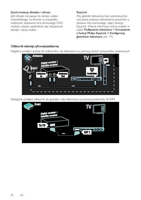 Philips TV LCD - Mode d&rsquo;emploi - POL