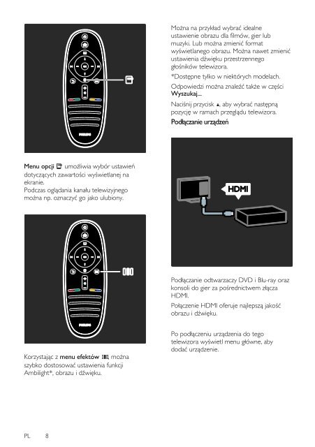 Philips TV LCD - Mode d&rsquo;emploi - POL