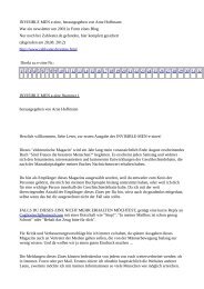 INVISIBLE MEN e-zine, herausgegeben von Arne ... - WikiMANNia