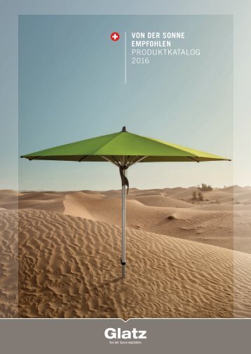 GLATZ Sonnenschirme Katalog 2016 DE