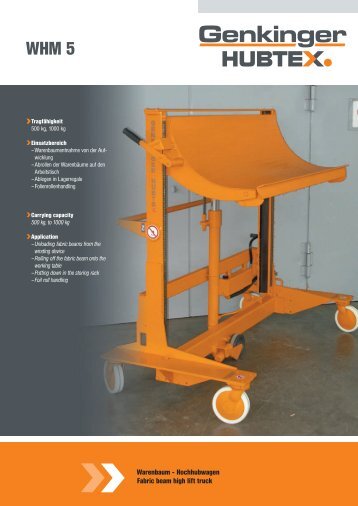 Prospekt Serie WHM 5, PDF 0.7 MB - Genkinger-HUBTEX GmbH