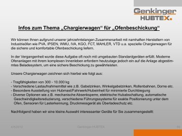 Infos zum Thema â€žChargierwagenâ€œ fÃ¼r ... - Genkinger-HUBTEX GmbH