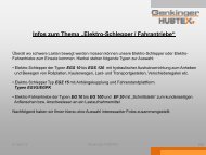 Elektro-Schlepper / Fahrantriebe - Genkinger-HUBTEX GmbH