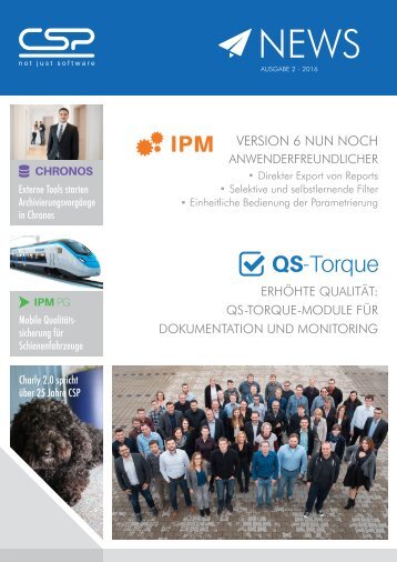 CSP-Kundenzeitung - Februar 2016