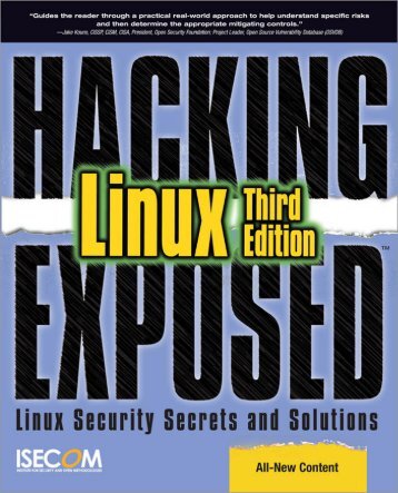 Hacking Exposed - Linux.pdf - Department of Electrical Engineering ...