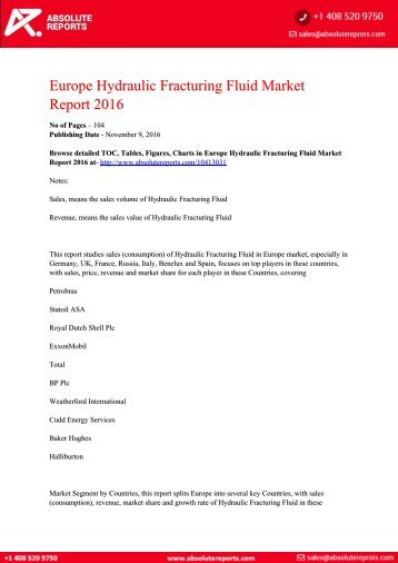 Europe-Hydraulic-Fracturing-Fluid-Market-Report-2016