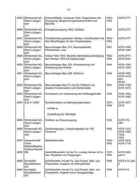 Bundesarchiv-Militärarchiv Bestand RL 3 Generalluftzeugmeister