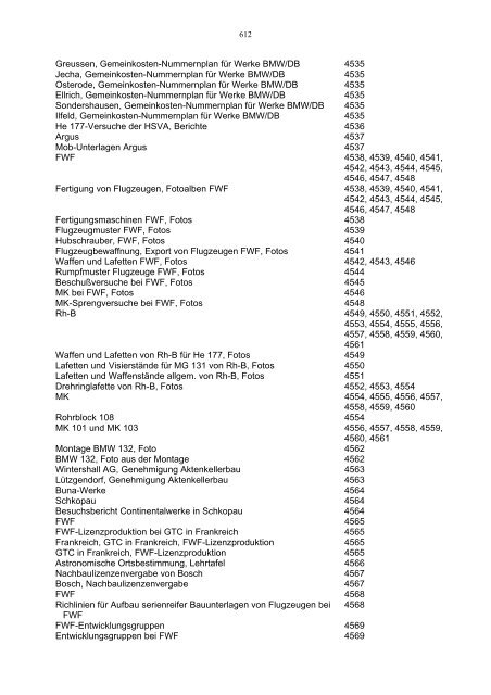 Bundesarchiv-Militärarchiv Bestand RL 3 Generalluftzeugmeister