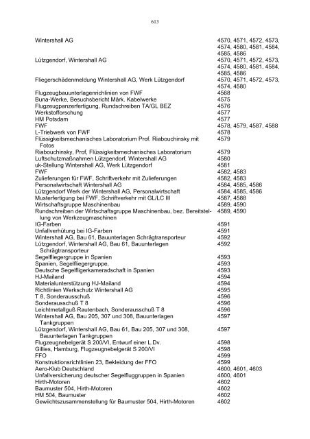 Bundesarchiv-Militärarchiv Bestand RL 3 Generalluftzeugmeister