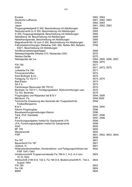 Bundesarchiv-Militärarchiv Bestand RL 3 Generalluftzeugmeister