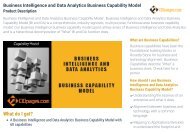 Business Intelligence and Data Analytics Business Capability Model
